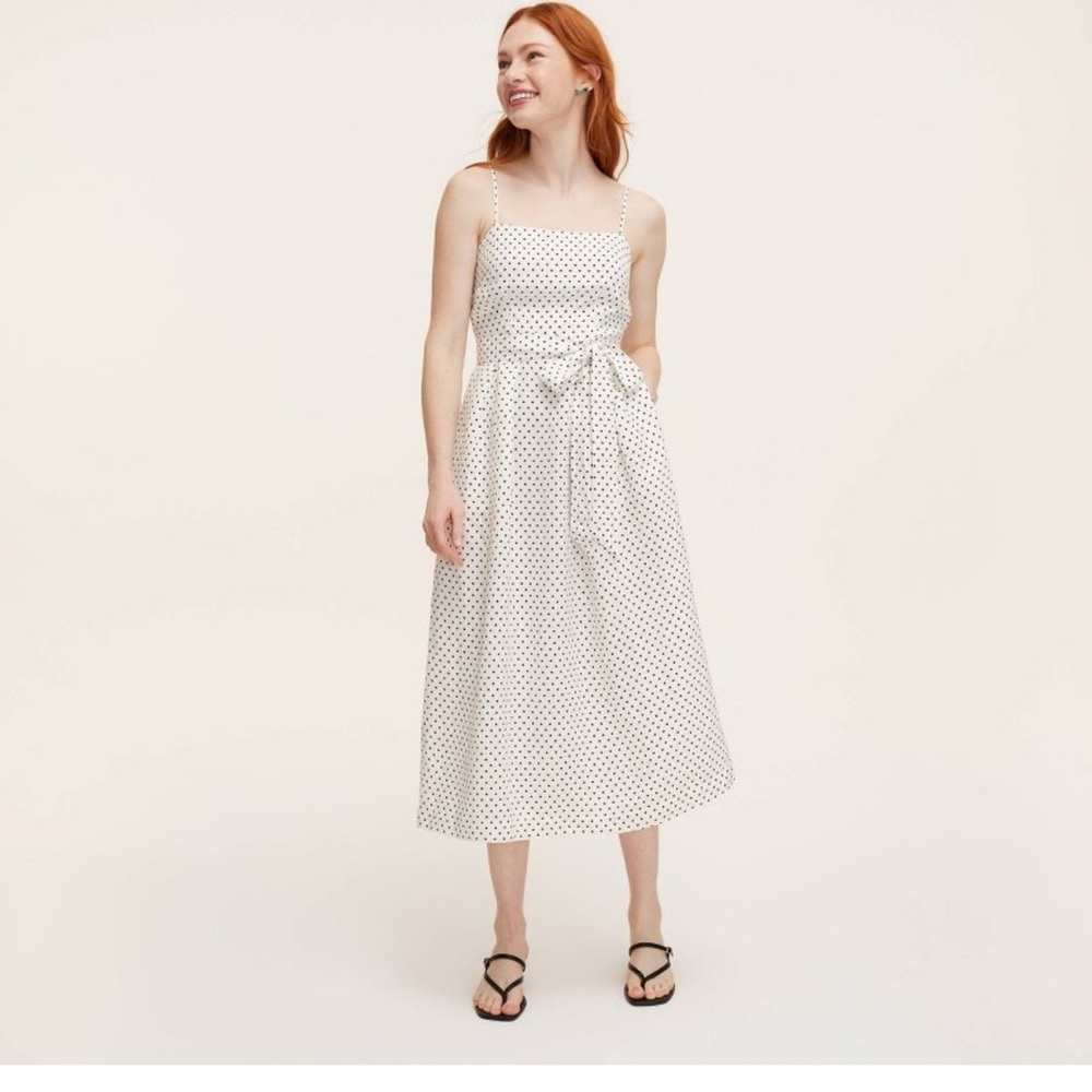 Kate Spade White and Black Strapless Dress
